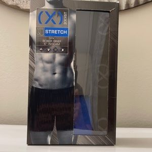 NWT Mens 2(X)ist 3pack Boxerbriefs Sz. M